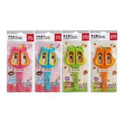 Ножницы Deli E6061  Happy Cat  детские 138мм ТПЭ сталь ассорти блистер