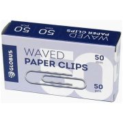 Скрепки GLOBUS 50мм/50шт метал, гофрир C50-50Г