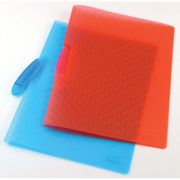 Папка Centrum 80018 с клипом прозрач.голубая