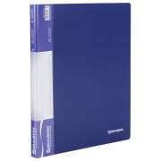 Папка  BRAUBERG 20 вкладышей 221595 Стандарт, 0,6мм, синяя