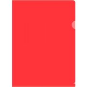 Папка-уголок Бюрократ -E310/1RED A4 пластик 0.18мм красный 816356