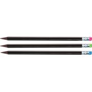 Карандаш Centrum 84860 пластиковый корп.черн., с неоновой резинкой HB