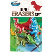 Ластик Centrum 80764 набор DINO из синтет.каучука, 4шт в блистере