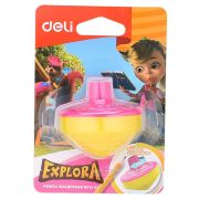 Точилка Deli Gyro ER01301 Explora 1 отверстие, для каранд. ручная, пластик, ассорти, блистер
, Юла