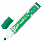 Маркер BRAUBERG для доски круглый нак. 5мм, зеленый 150490