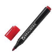 Маркер BRAUBERG для флипчарта 151255 красный непротитывающий