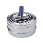 Пепельница 420042-01 никель с синей ручкой 420042-01