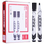 Маркер Deli для досок EU00120 Think круглый пиш. наконечник 2мм черный