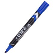 Маркер Deli перманентный EU10130 Think скошенный пиш. наконечник 1.5-5мм синий