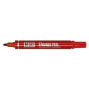 Маркер Pentel N50-BE перманентный, 4,3 мм, красный, пулевидный