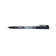 Маркер Pentel NMF50-AO перманентный черный иглообразный