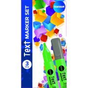 Набор текстовыделителей Centrum 89810 скошенный стерж. 3 шт, 1-5мм