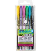 Набор гелевых ручек Centrum арт.87402 6 цв METALLIC 1 мм