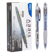 Ручка гелевая Deli Arris (EG08-BK) автомат.0.5мм чёрные чернила, резин. манжета