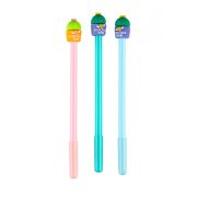 Ручка шариковая Centrum 89519 Кактус синие черн. (на масляной основе) 0.8мм