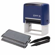 Штамп STAFF арт.237430 самонаборный, 8 строк 60*40мм, 2 кассы в комплекте 53559