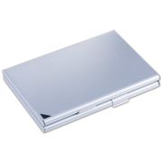 Визитница карманная Durable Business Card Box Duo 55х90мм (20 визиток) алюминий серебристый