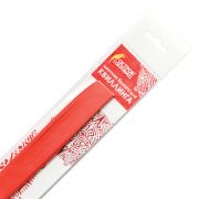 Бумага для квиллинга ОРАНЖЕВАЯ, 128757, 125 полос, 3мм*300мм, 130г/м, ОСТРОВ СОКРОВИЩ