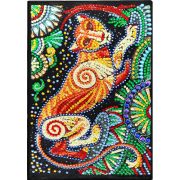 Набор д/творчества CENTRUM 87236  Алмазная мозаика Тигр,ежедневник 14*21см,56стр в линейку, недат.