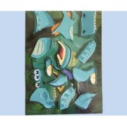 Наклейки Centrum 88910 3D Динозавр