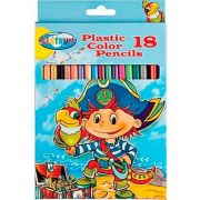 Карандаши«Centrum»85399 18цв длинные пластик Пират 85399