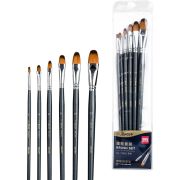 Кисть набор DELI 73894 Nuevo 6 шт №2,4,6,8,10,12 плоские