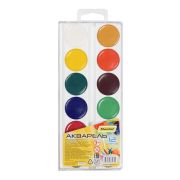 Акварель Silwerhof 961135-12 Солнечная коллекция медовая 12цв. без кисти, пластик.пенал