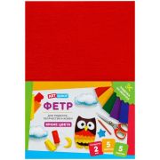 Фетр ArtSpace А4, 5л., 5 цв.,2 мм, интенсив Фц5_38032