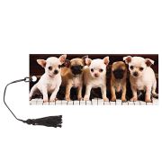 Закладка д/книг с линейкой 3D ОБЪЕМНАЯ BRAUBERG, Милые щенки, с декоративным шнурком, 128098