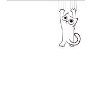 Обложка для тетрадей Centrum 72014 Кот, набор 10 шт., 213*350 мм, 100 мкм