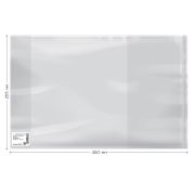 Обложка для учебников ПП 255*380 арт.GL255.80_42320 Greenwich Line универс., с липким слоем, 80мкм