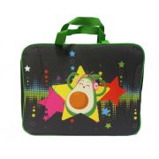 Папка Centrum 70019 Авокадо-диско, формат А4, текстильная, увеличенная боковина 75мм