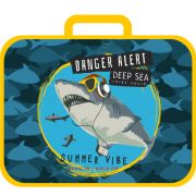 Папка Centrum 70149 Акула, формат А4, текстильная, увеличенная боковина 75мм