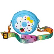 Кошелёк детский CENTRUM 89891 с плечевым ремешком, 12,5*3,5 см (силикон)