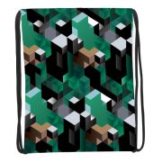 Мешок для обуви Centrum 70852 Зеленая абстракция, 1 отделение, 370*470 мм,полиэстер, 210 ден