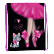 Мешок для обуви Centrum 70942 I love ballet, 1 отделение, 330*420 мм,полиэстер, 210 ден
