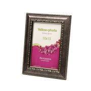 Фоторамка пластиковая Еллоу-Фото 10x15 к. 150-4 Майолика Сталь