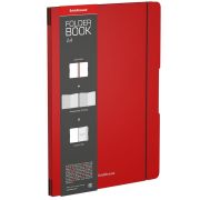 Тетрадь 48лист. клетка ЕК 48232 А4 2 блока folderbook CLASSIC красный