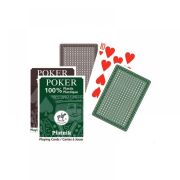 Карты Piatnic арт.1362 Пластик 100%Покер зел корич