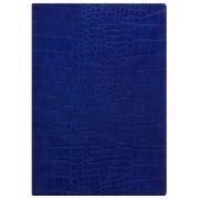 Ежедневник Letts 1144832 CROC A5 2022г искусст. кожа кремовые стр мягкая обложка синий 082208