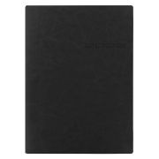 Ежедневник Letts 822998 LECASSA A5 2022г искусст. кожа кремовые стр мягкая обложка черный 412 160010