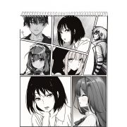 Скетчбук Centrum 71756 Аниме Черно-белое,  гребень, А5, 60 л., 120 г/м2, 201х147 мм