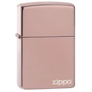 Зажигалка Zippo 49 190ZL Classic с покрытием High Polish Rose Gold, латунь/сталь, розовое зол.,глянц