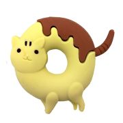 Ластик Centrum 71210 Кот-пончик 3,5*4см, 3 цв. в ассортименте