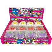 Ластик Centrum 89934  (синтетический каучук) 35*35*10 мм, Фрукты, ассорти