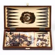 Настольная игра  3 в 1 9234694 : шахматы, шашки, нарды, 35 х 35 см, король h-7 см