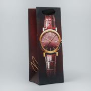 Пакет под бутылку «Время выпить», 9 х 25 х 8.9 см, 10128052