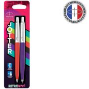 Набор Parker Jotter Originals 80s Retrowave (2186314) Vermilion Red/Indigo Purple руч.шар. 2шт
