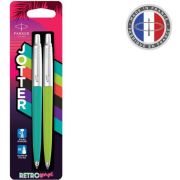 Набор Parker Jotter Originals 80s Retrowave (2186315) Caribbean Blue/Apple Green руч.шар. 2шт.