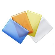 Обложка для проездного билета, карт ДПС, 65*98мм, ПВХ, прозрачно-цветной 1164.Ф/50